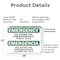 Signmission Safety Culture Sign, 18 in Width, Plastic, Rectangle, Bilingual OS-2PACK-EM-P-1218-L-10337 - alternate 2